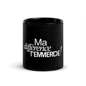 Mug brillant noir