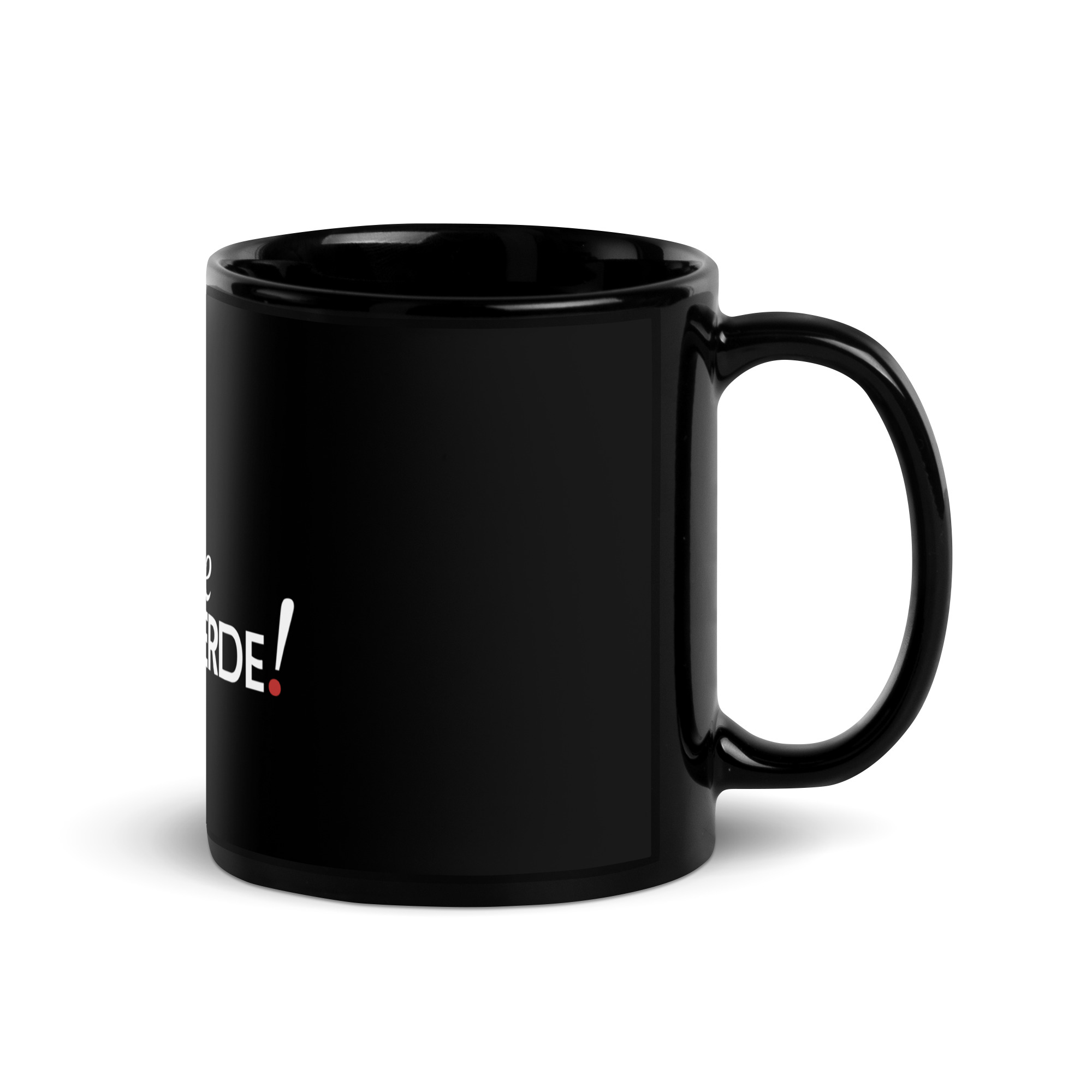 Mug brillant noir – Image 2
